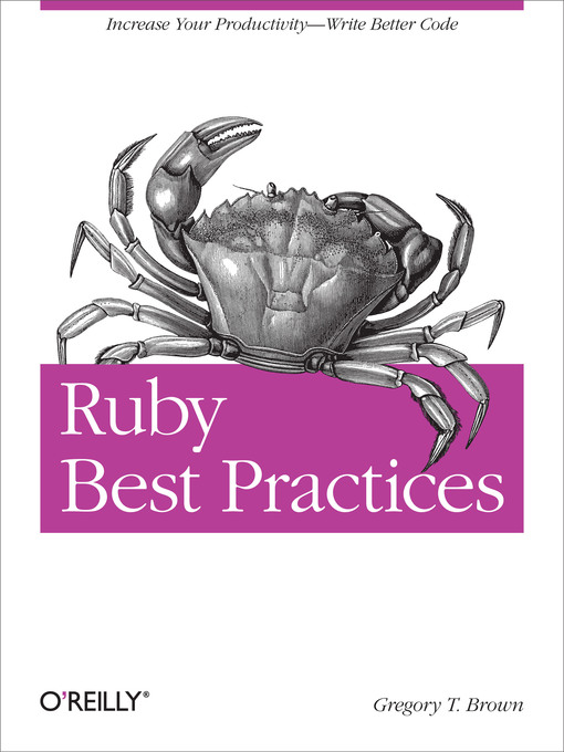 Title details for Ruby Best Practices by Gregory T Brown - Wait list
